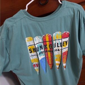 Womens Shunk Gulley Graphic Tee - Teal